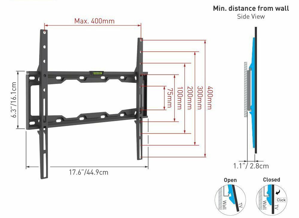 Barkan veggfeste 29-65 390030
