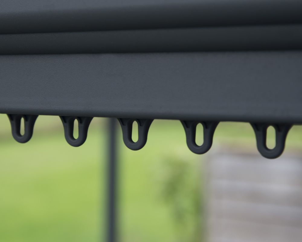 Canopia by Palram martinique paviljong 295 x 360 cm grå - inkl gardiner og netting