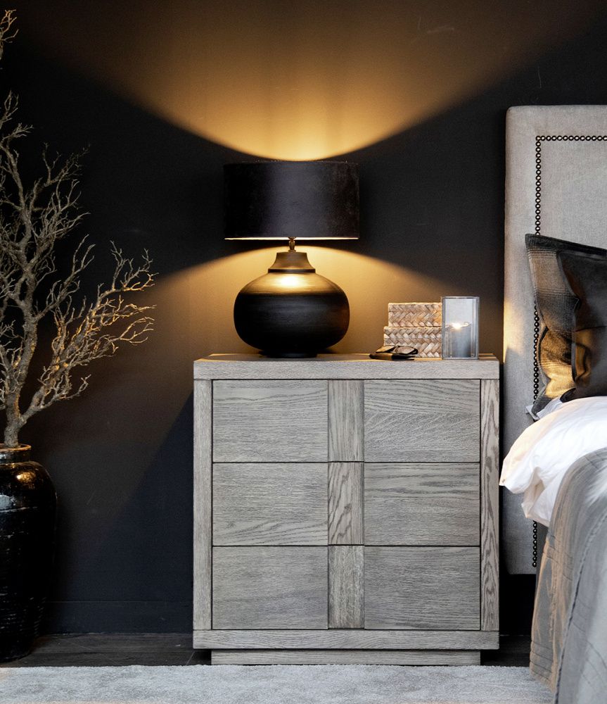 Artwood HUNTER kommode eikefiner antikk grå 06-86413