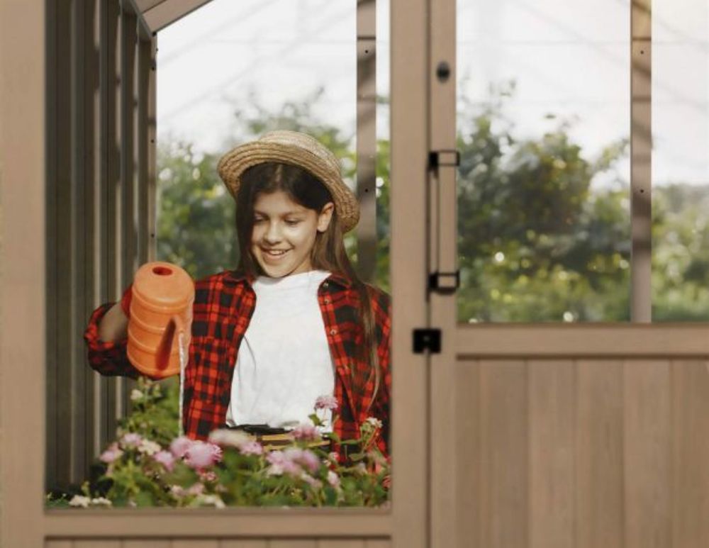 Canopia by Palram Natura Cedar drivhus i cedertre 249 x 500 cm 707581