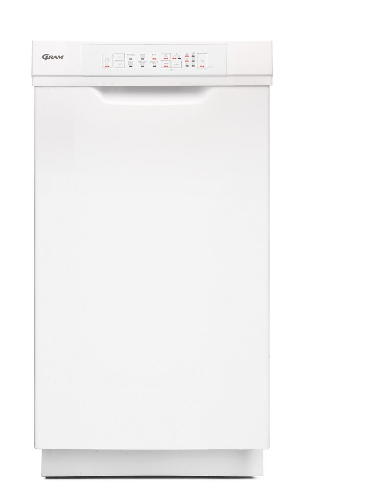 Gram oppvaskmaskin 45 cm hvit OM 4110-90 T/1 