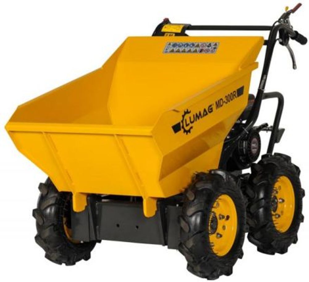 LUMAG Mini Dumper 4WD 300kg med tipp Tysk kvalitet MD300R