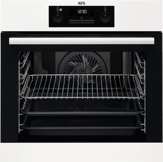 Hovedbilde AEG Innbyggingsovn med SteamBake Hvit 71 liter BEB351010W