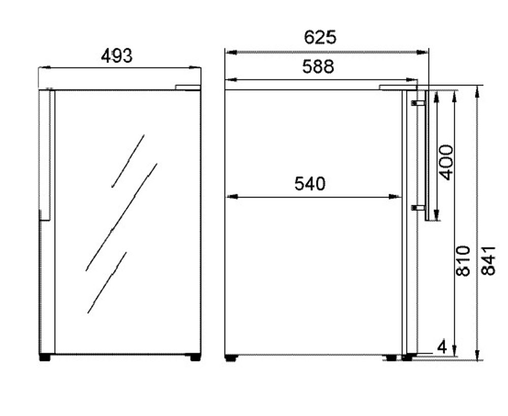 Vestfrost vinskap 84,1 cm W 32