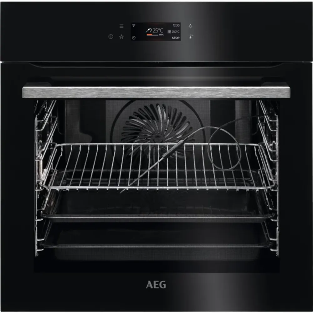 AEG innebygget stekeovn sort BXP8000B