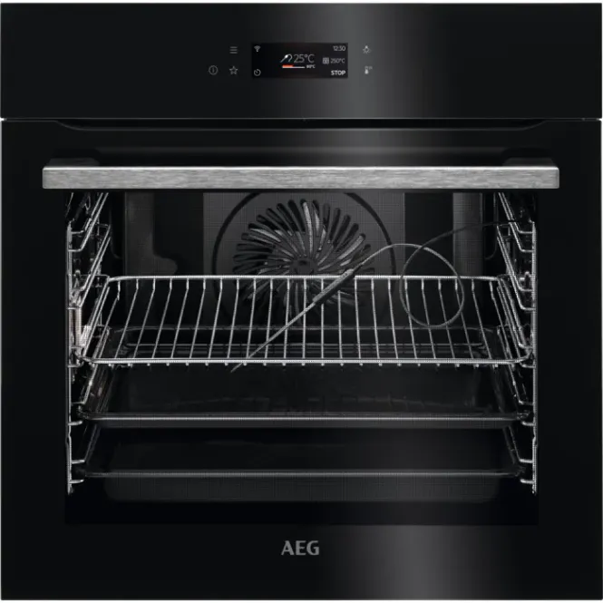 Hovedbilde AEG innebygget stekeovn sort BXP8000B