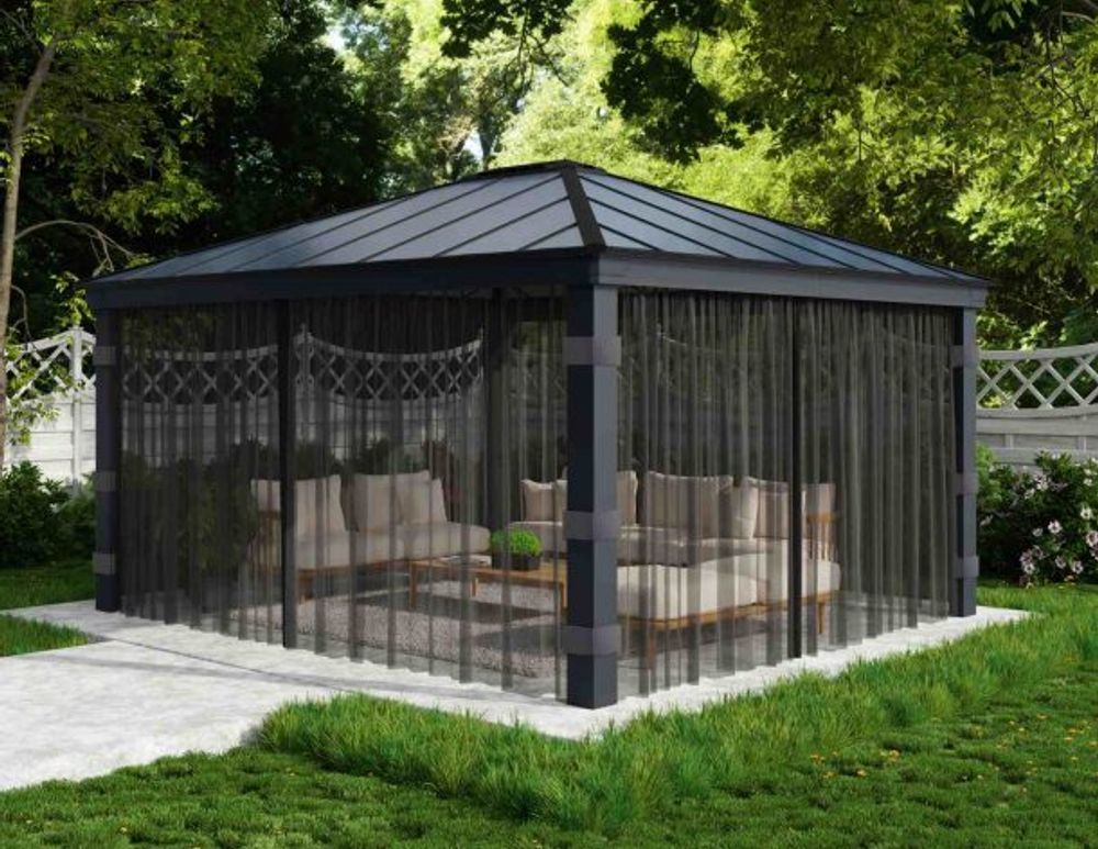 Canopia by Palram - Gazebo Dallas - Netting 360 x 607 cm - 4Pk 706601
