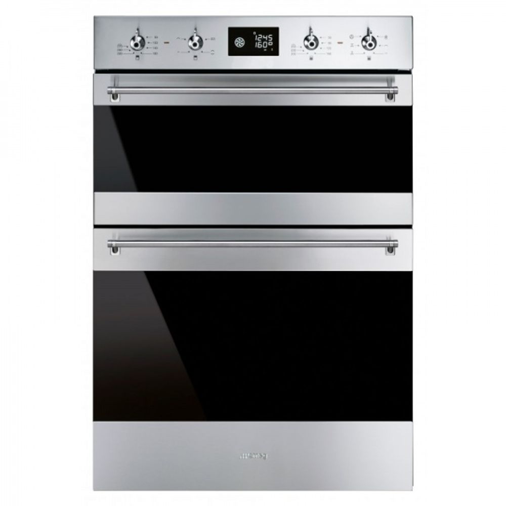 Smeg Classic dobbel ovn rustfritt stål 60 cm DOSF6390X