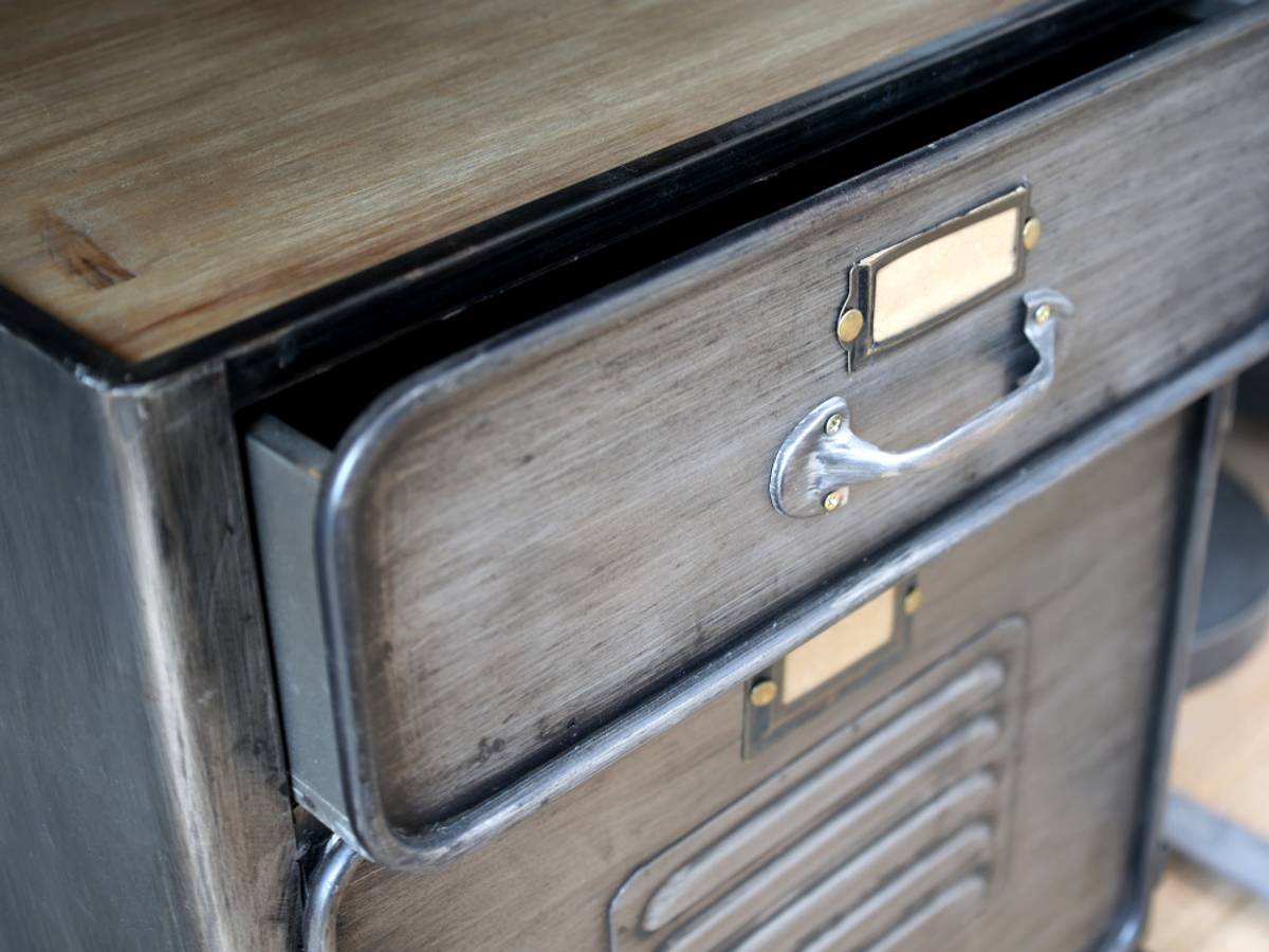 Fabrikkskap med skuff fra Chic Antique 40033125