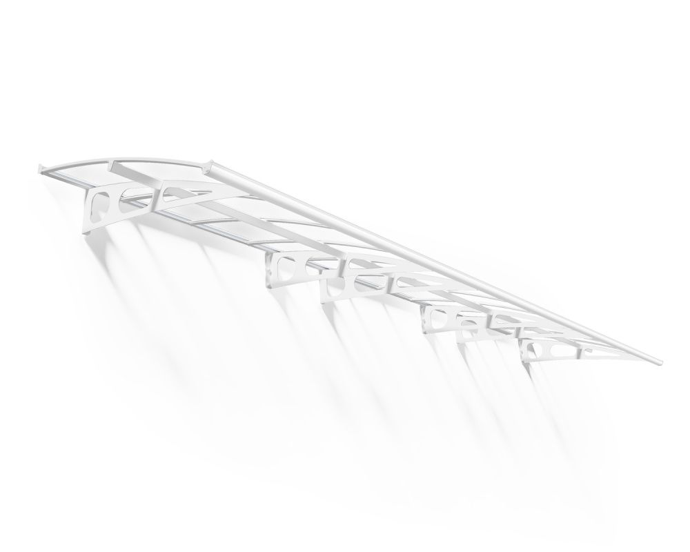 Canopia by Palram overbygg inngangsparti Bordeaux 139 x 670 cm hvit/matt