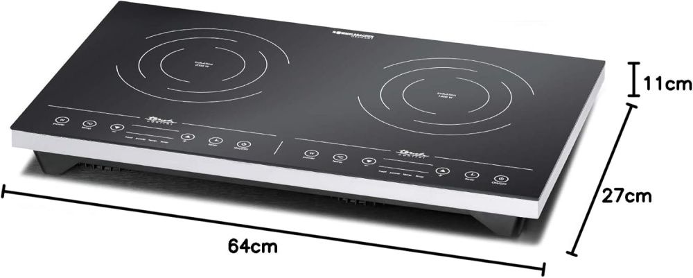 Rommelsbacher dobbel induksjonskokeplate 3400W 223410