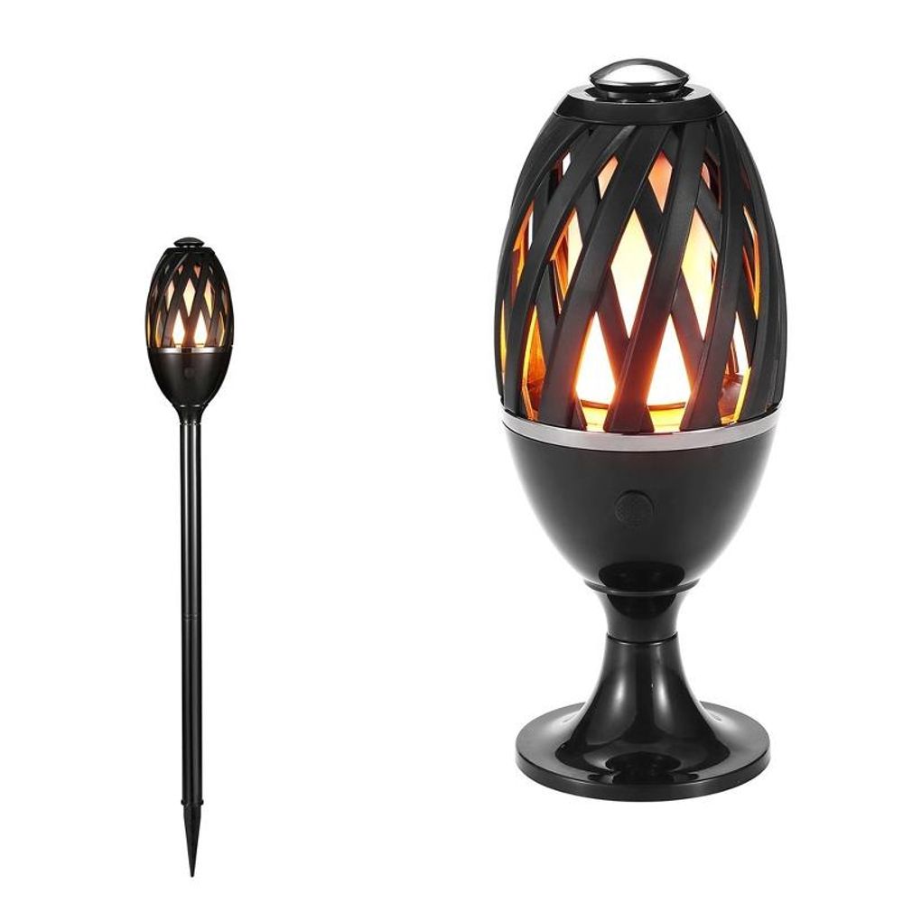Homeline Apollo Flammelampe, svart