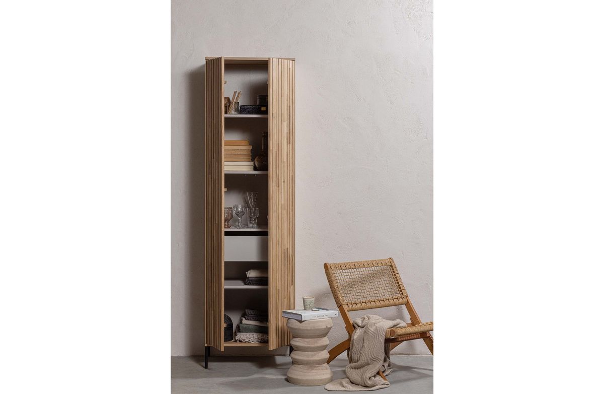 WOOOD Gravure New høyskap 210 cm natural eik 373474-B