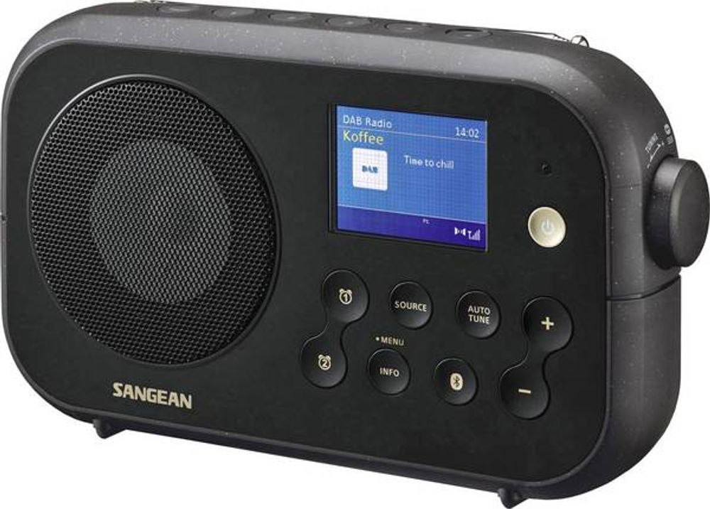 Sangean dab radio DPR42 BT svart med blåtann/bluetooth 340044 