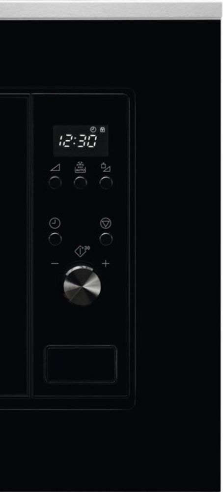 Electrolux integrert mikrobølgeovn stål / sort
