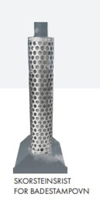 Hovedbilde Arnøy skorsteinsrist for badestampovn 24694 