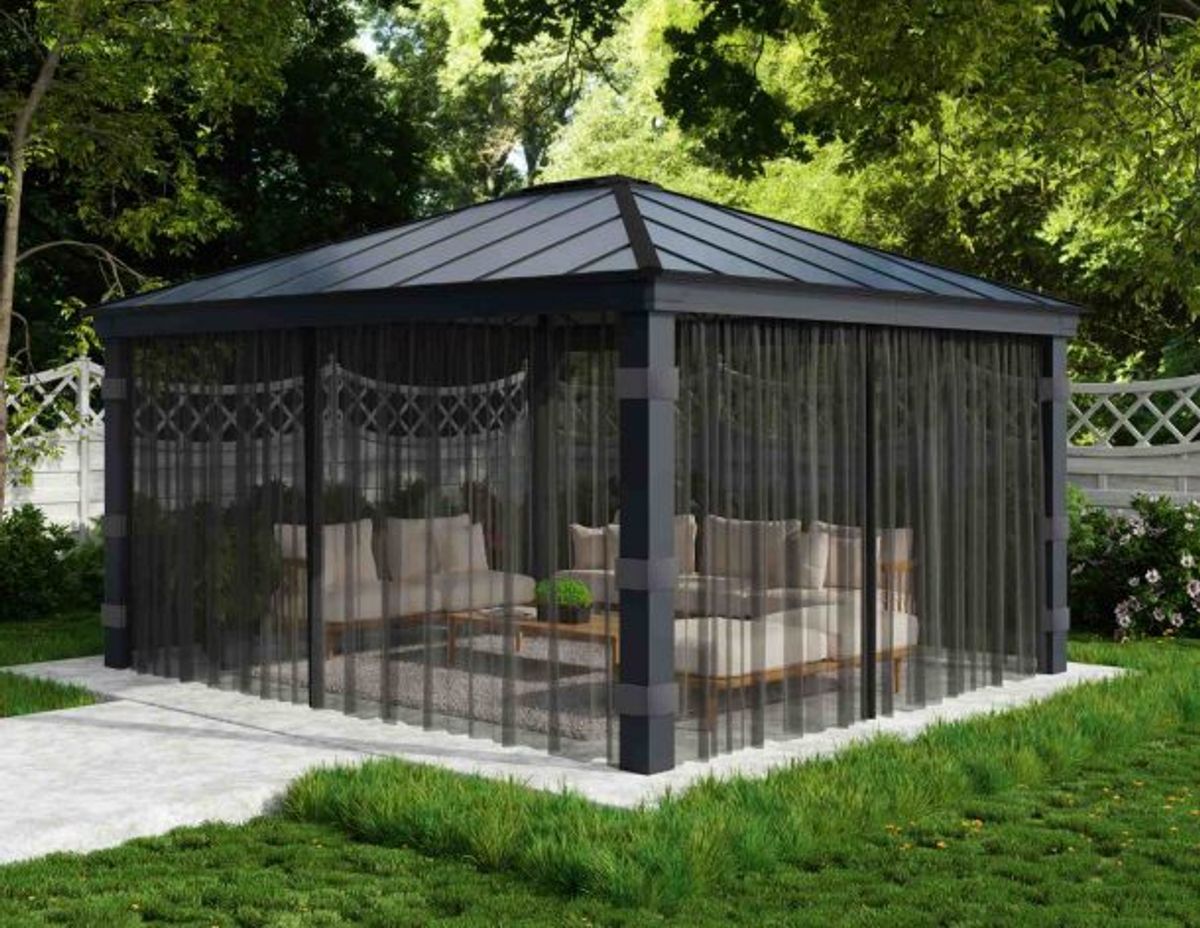 Canopia by Palram - Gazebo Dallas - Netting 360 x 422 cm - 4Pk 706597