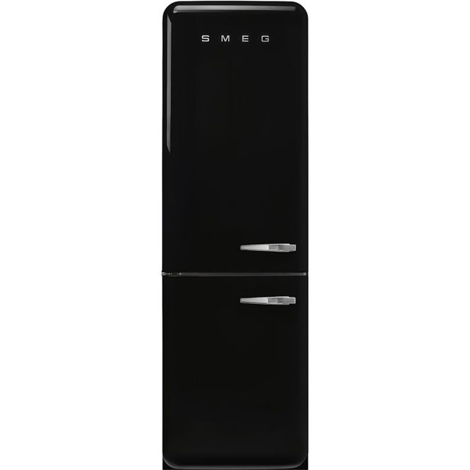 Hovedbilde Smeg kombiskap svart 50`s retro FAB32LBL5  