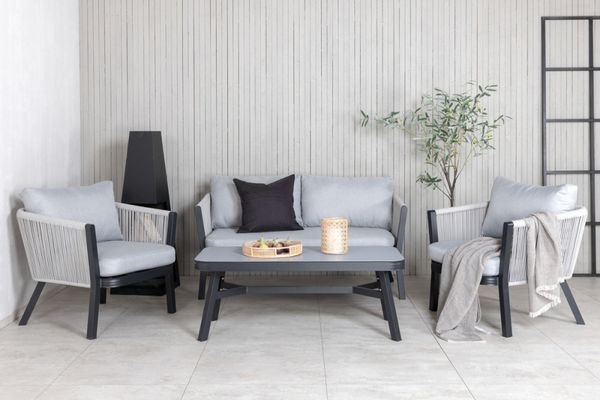 Venture Design Virya Sofagruppe Grå/svart 1462-408