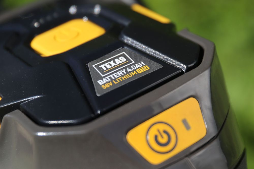 Texas motorsag batteri 58V CSZ5800 u/bat og lader 90070047