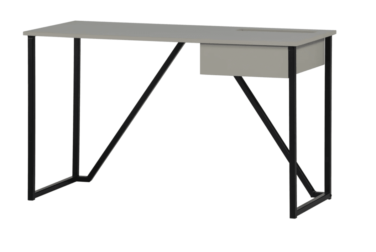 WOOOD skrivebord New Julius furu støvfarget 373899-D