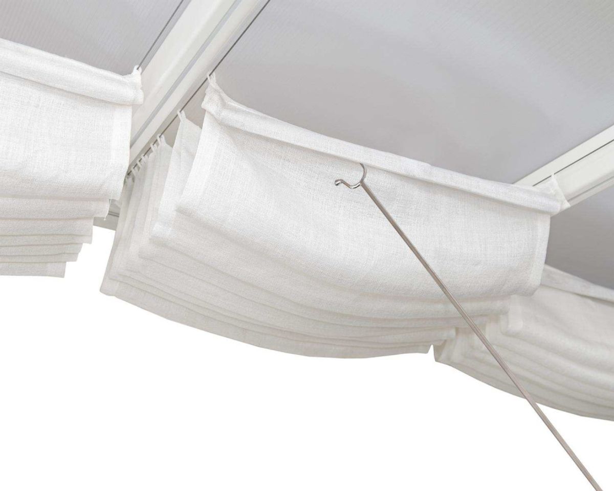 Canopia by Palram tak persienner 300 x 305 cm hvit 705869