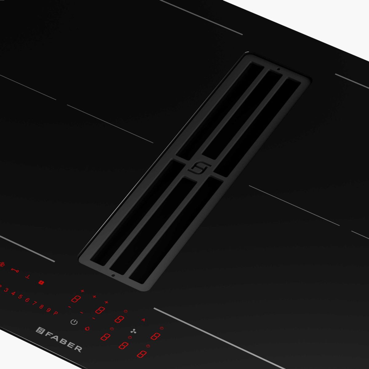 Eico platetopp med ventilator Galileo Slim A600 60cm 5965
