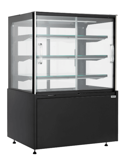 Hovedbilde Vibocold kjøledisk Oslo med LED og defrost sort 137 cm OSC ...