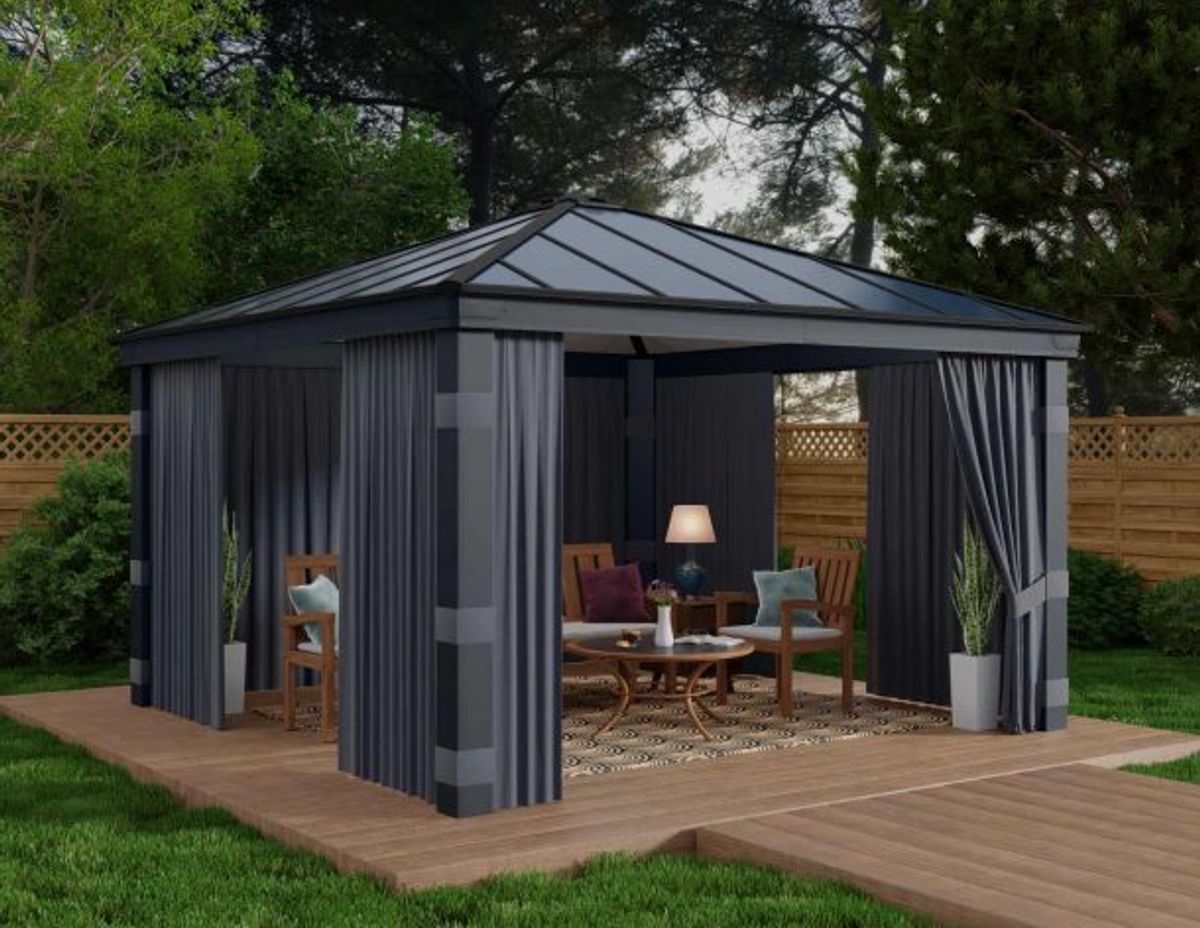 Canopia by Palram - Gazebo Dallas - Gardiner 422 x 607 cm - 4Pk 707219