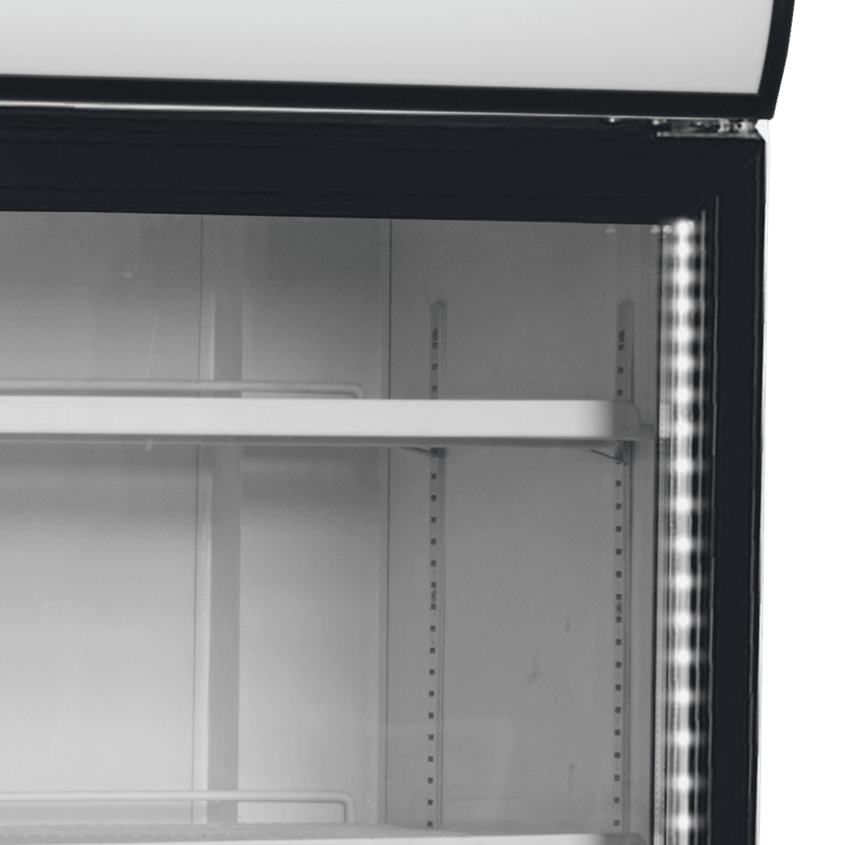Tefcold displaykjøleskap 2 dører sort 200 cm FSC1200H