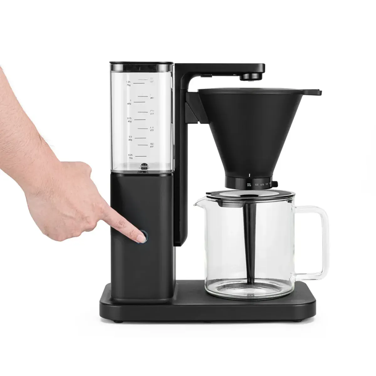 Wilfa Zense Alux kaffetrakter CM10AB-M125 1,25 L sort aluminium