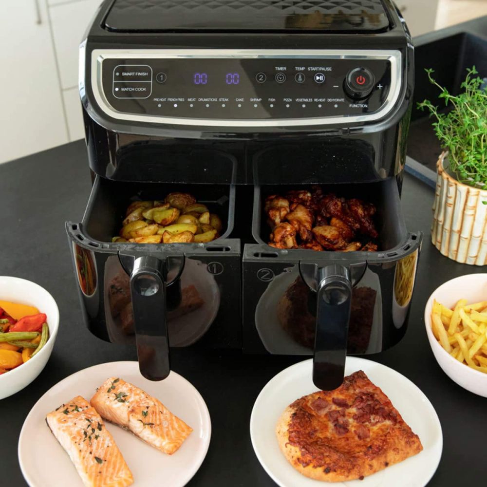 Gastronoma  Airfryer dobbel 9 liter 2400 W