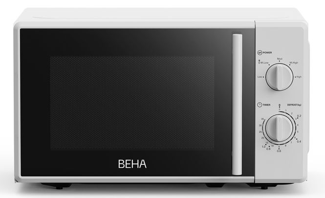 Hovedbilde Beha mikrobølgeovn hvit 20 liter mekanisk MO 2025 220025