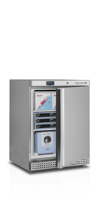 Hovedbilde Tefcold lager fryseskap stål 85 cm med lås UF200VS