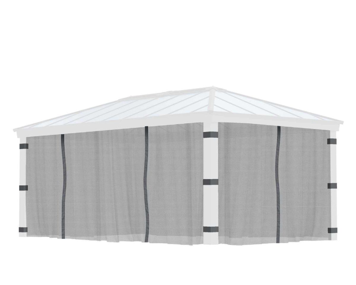 Canopia by Palram - Gazebo Dallas - Netting 422 x 607 cm - 4Pk 707220