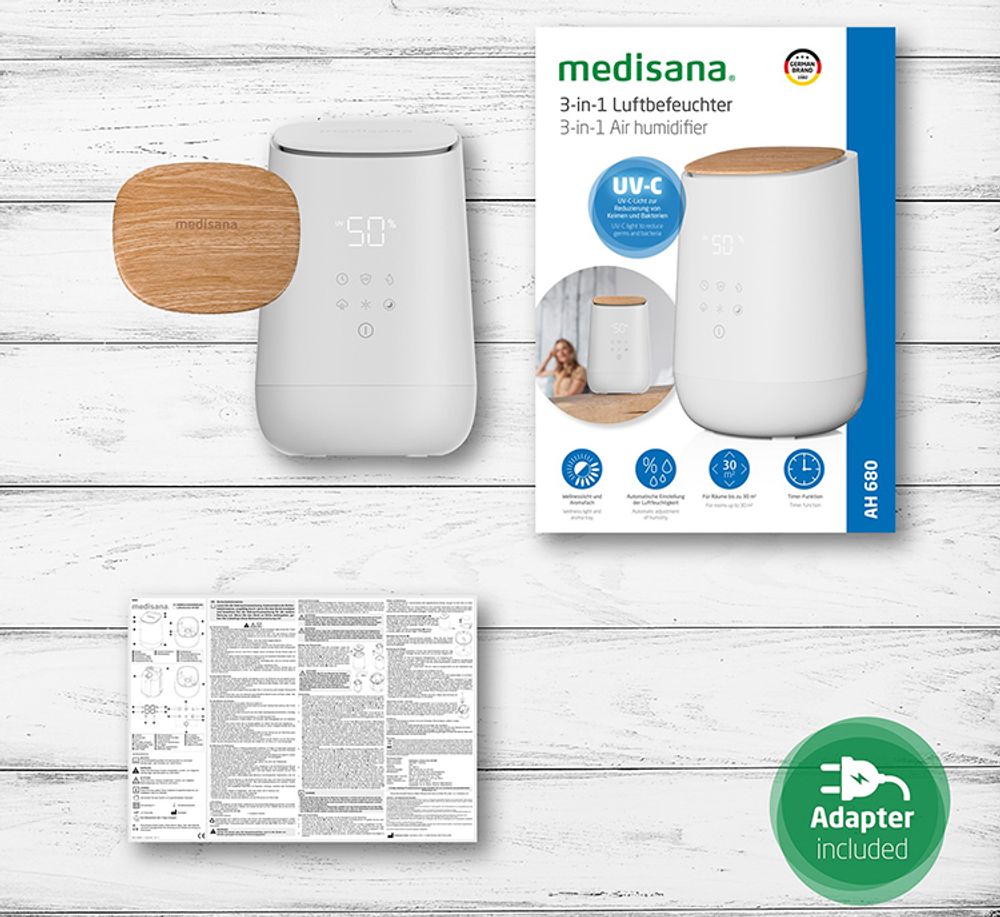 Medisana luftfukter AH680 3 in 1 60073