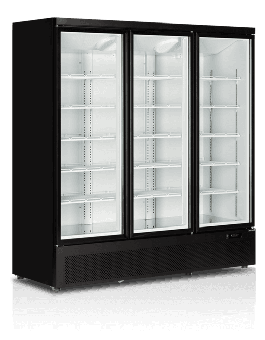 Hovedbilde Tefcold Display Fryseskap Sort/Hvit 3 dører 1563 Liter Atom ...