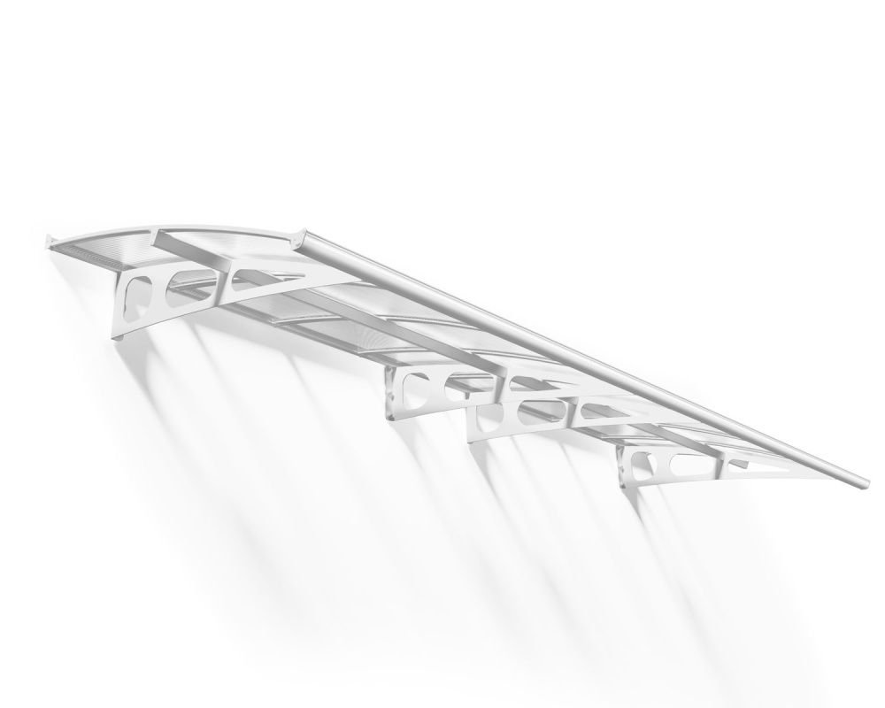Canopia by Palram overbygg inngangsparti Bordeaux 139 x 447 cm hvit/matt