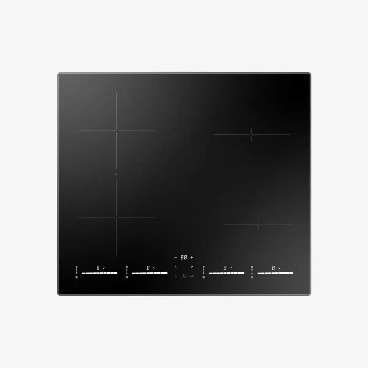 JGNordic Induksjon 60 cm metalramme svart JI 6004 MSR
