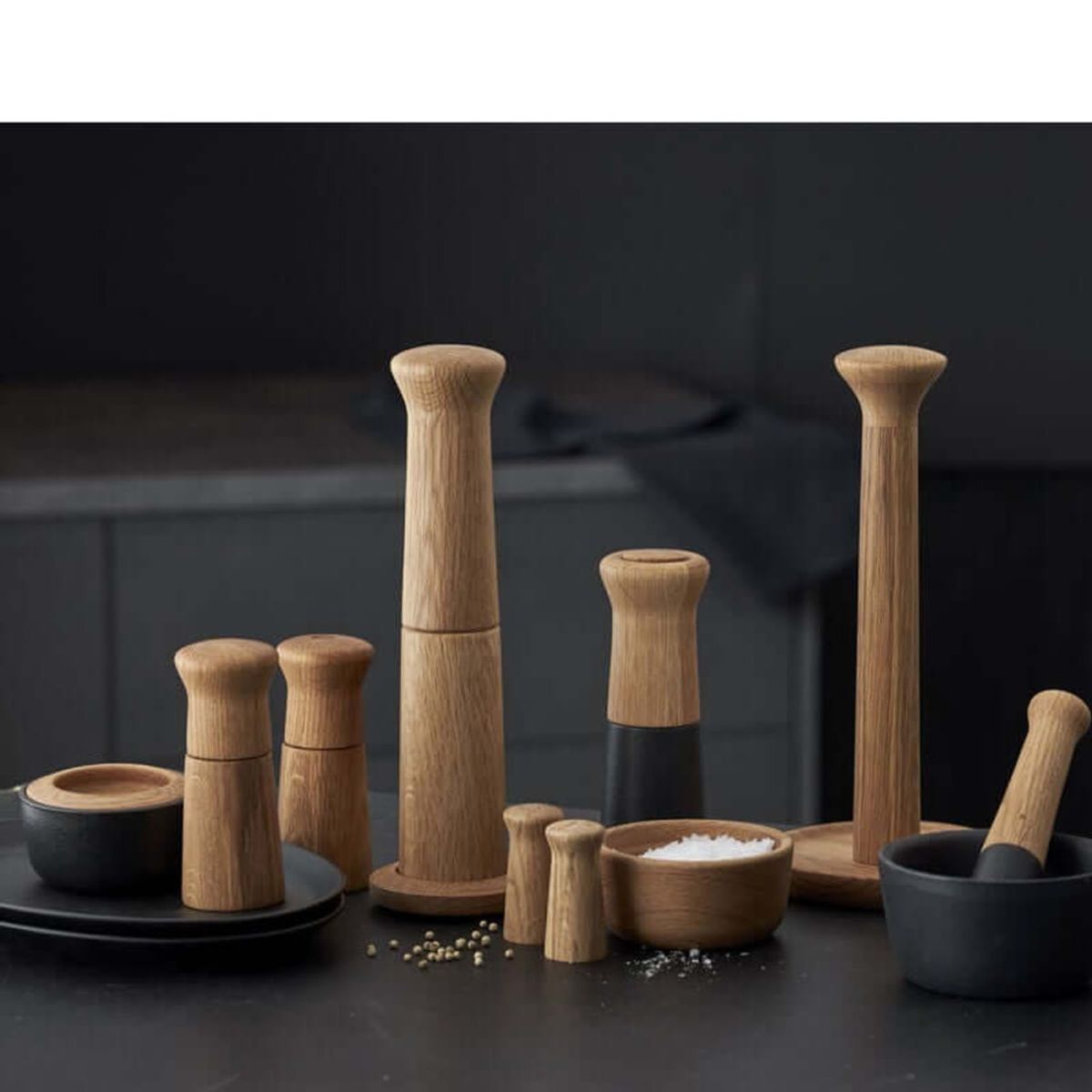 Morsø Kit Pepperkvern 18,5 cm Eik/Støpejern 28033