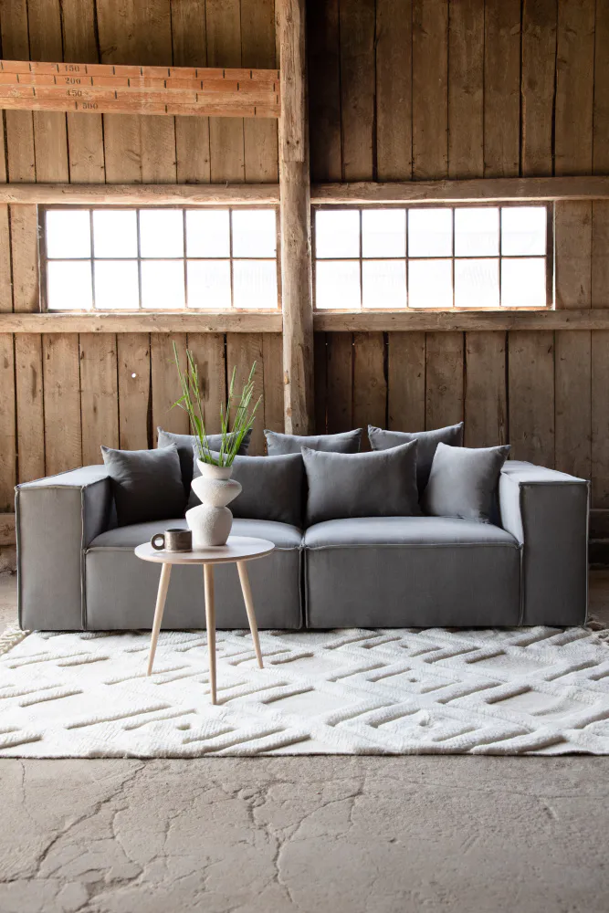 Venture Gillholmen 3-seter Sofa Grå