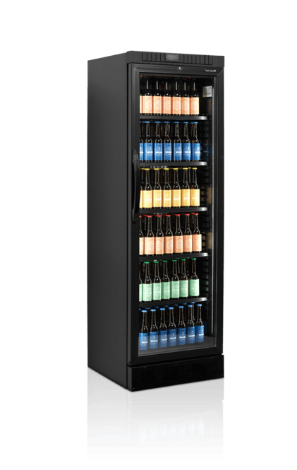 Hovedbilde Tefcold displaykjøleskap sort CEV435 BLACK