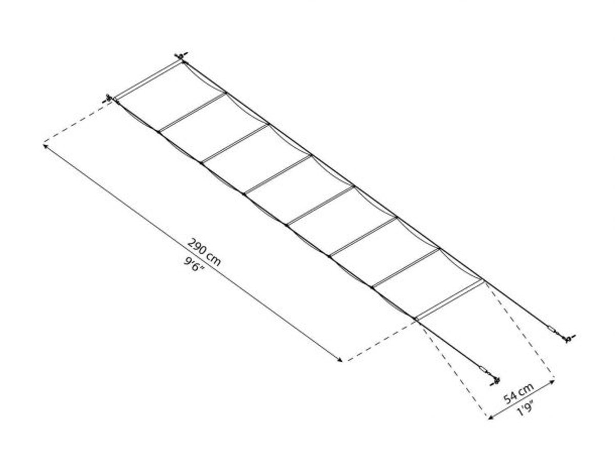 Canopia by Palram tak persienner 300 x 425 cm hvit 705870