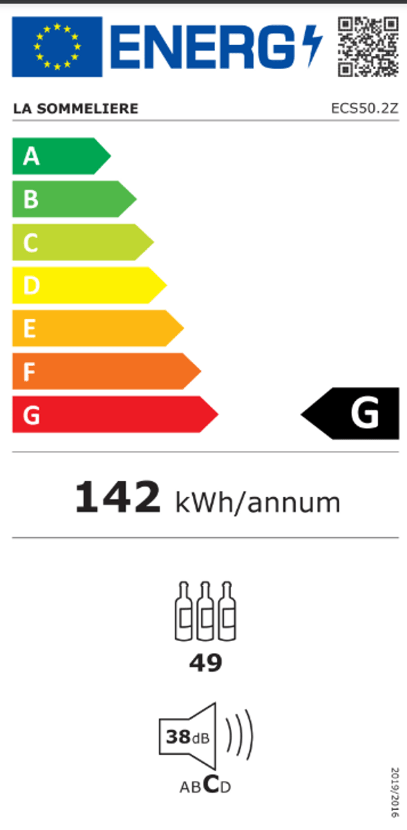 Temptech la Sommelière vinskap 84,5 cm ECS51.2Z  