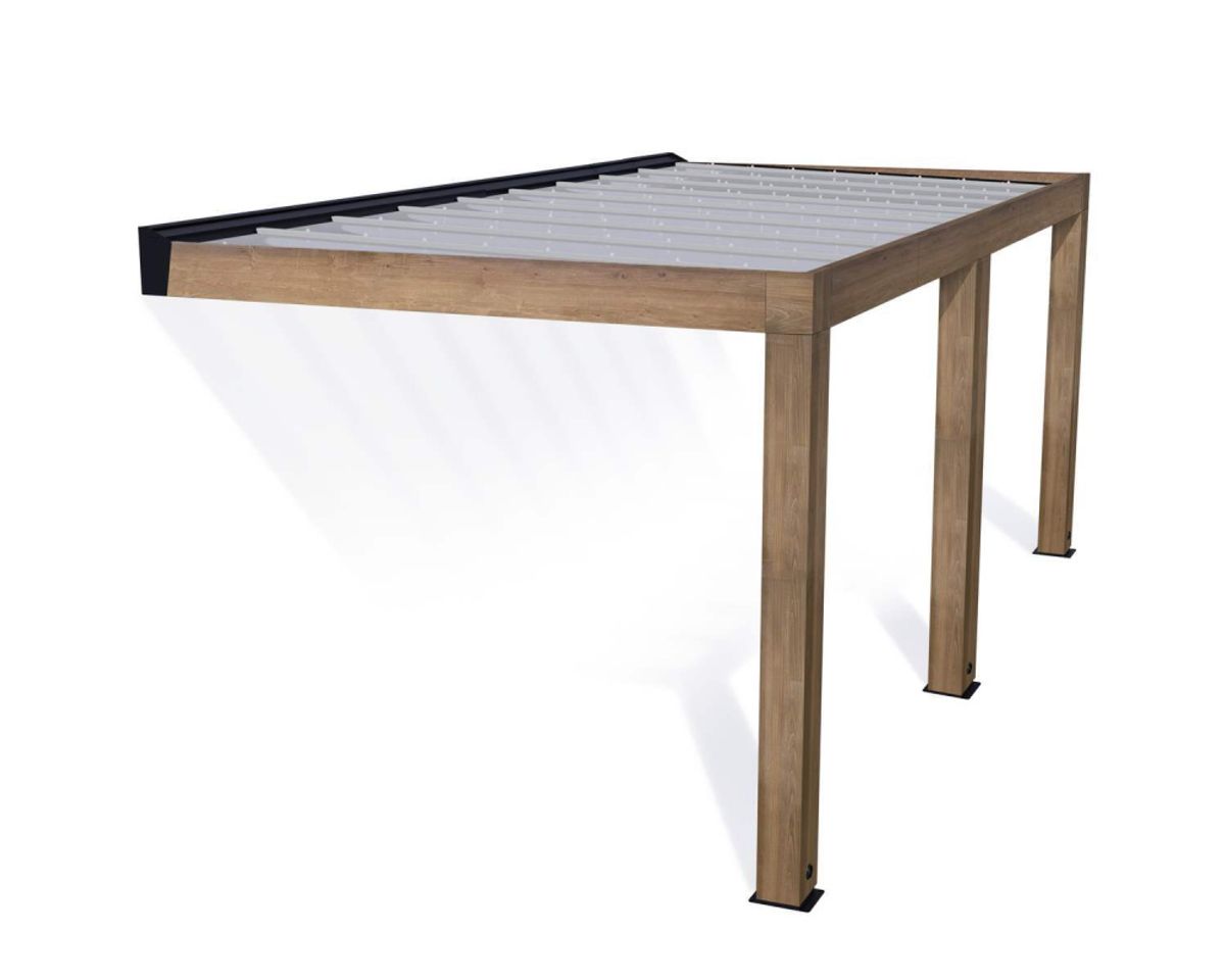 Canopia by Palram Helsinki terrassetak i sedertre 3m x 6m 707368