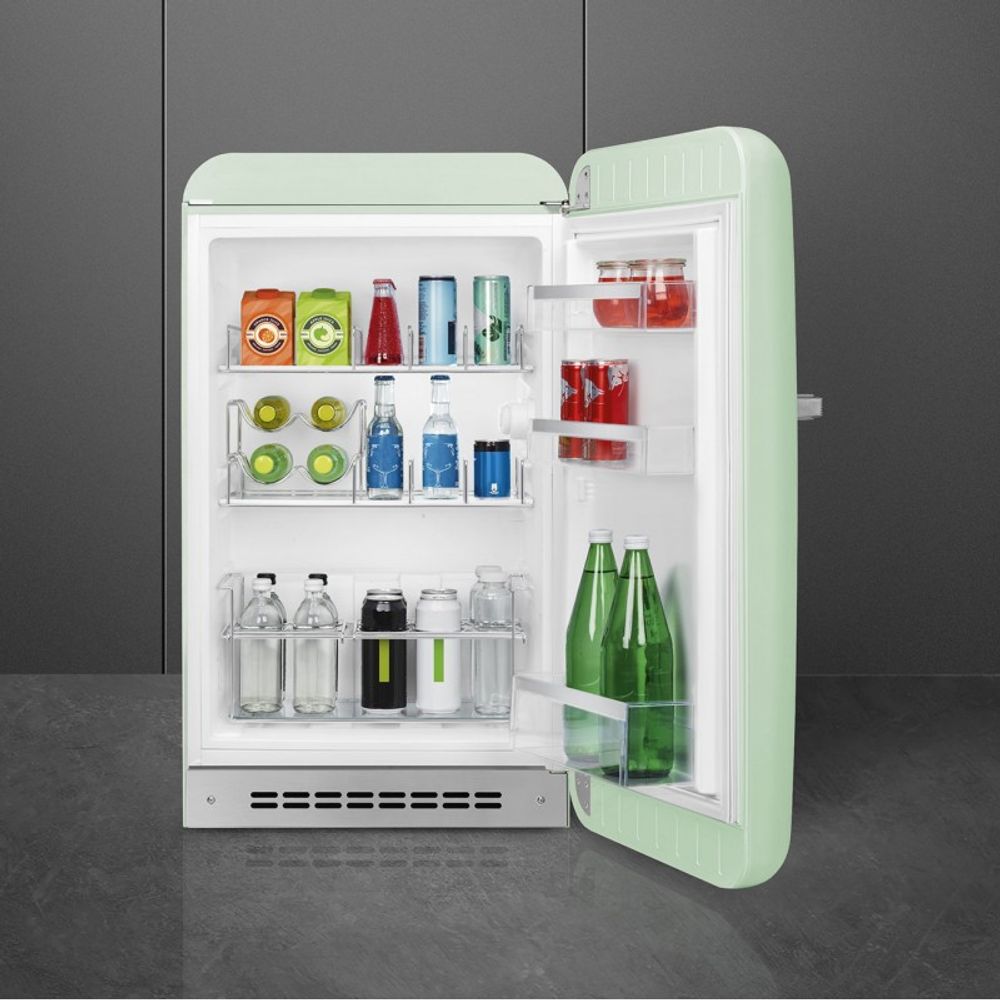 Smeg kjøleskap pastell grønn 50`s retro FAB10HRPG5 