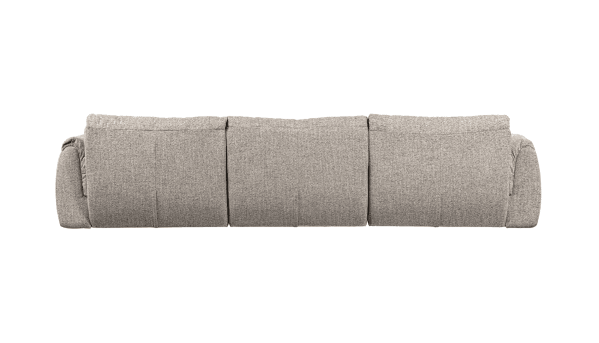 WOOOD sofa 3 seter Baggy vevd stoff naturel melange 377531-NM