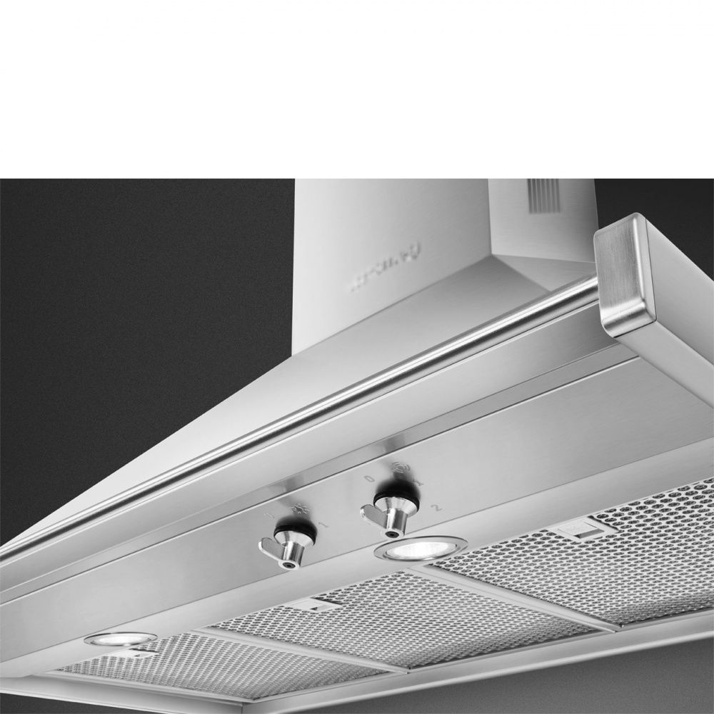 Smeg ventilator Classic stål KD90HXE 90 cm