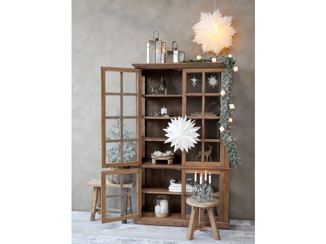 Hovedbilde Chic Antique vitrineskap Marseille 4 hyller 40020200