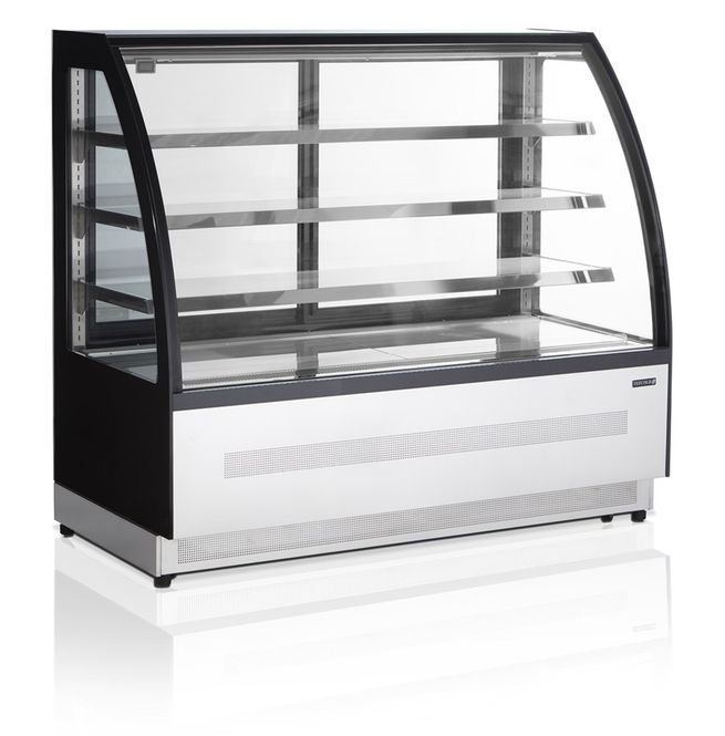 Hovedbilde Tefcold display kjøleskap for kake og dessert LPD1500C/SORT ...